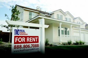 for rent sign rental home real property management rental home lawn care